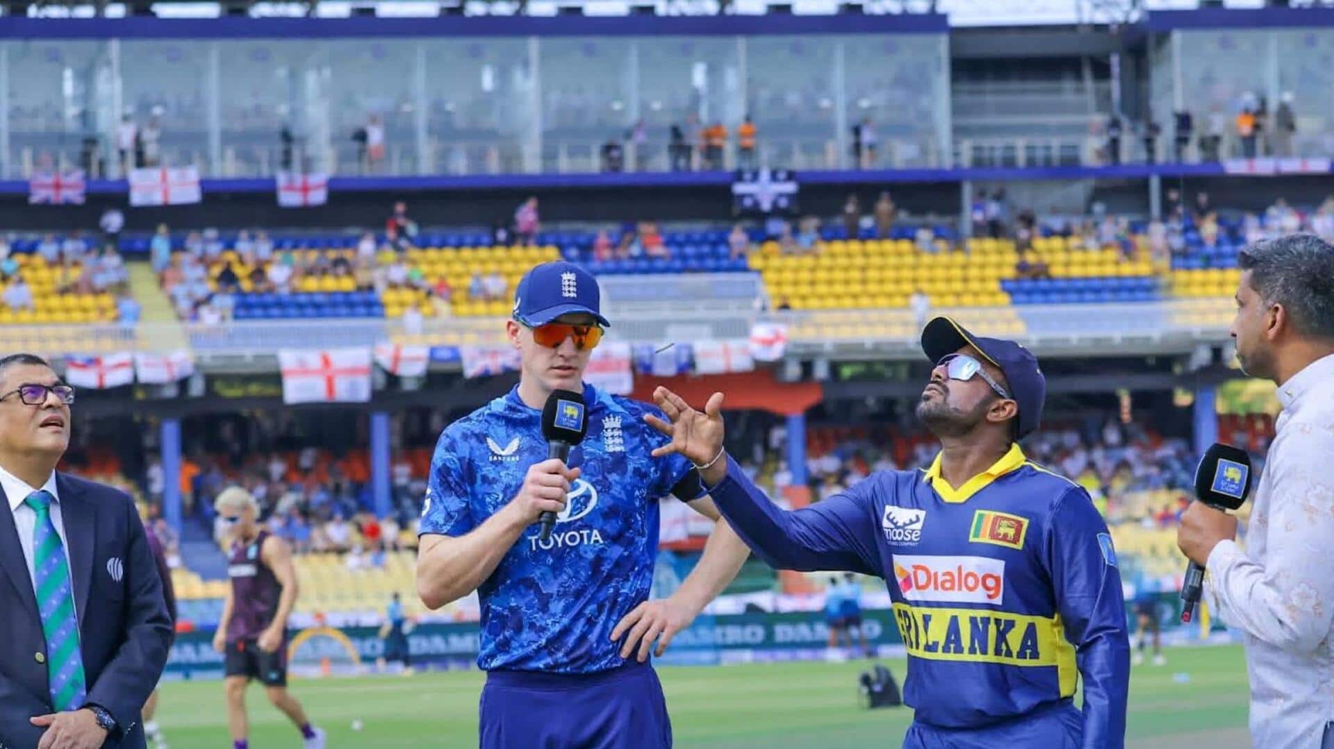 Sri Lanka pip England in 1st ODI: Report and stats