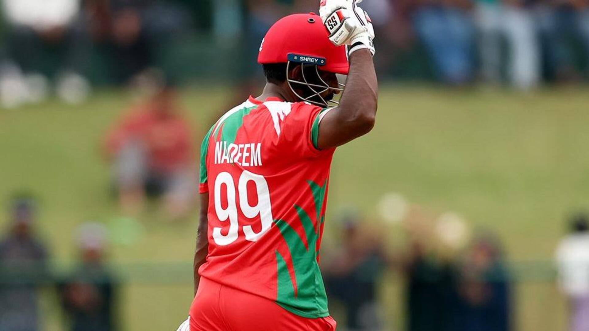 T20 WC: Oman's Mohammad Nadeem smashes 50-plus score at 43