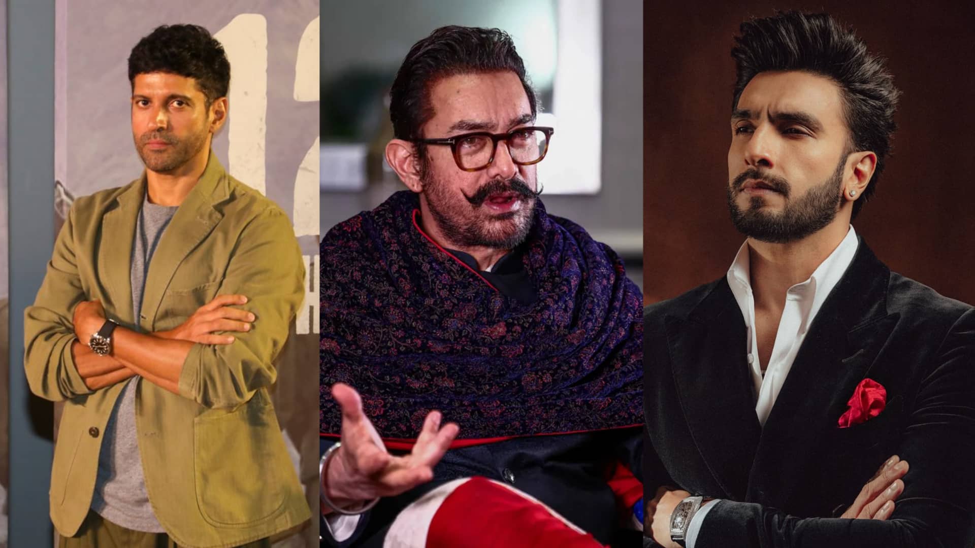 Aamir mediating between Ranveer, Excel? Producers spotted at actor's home