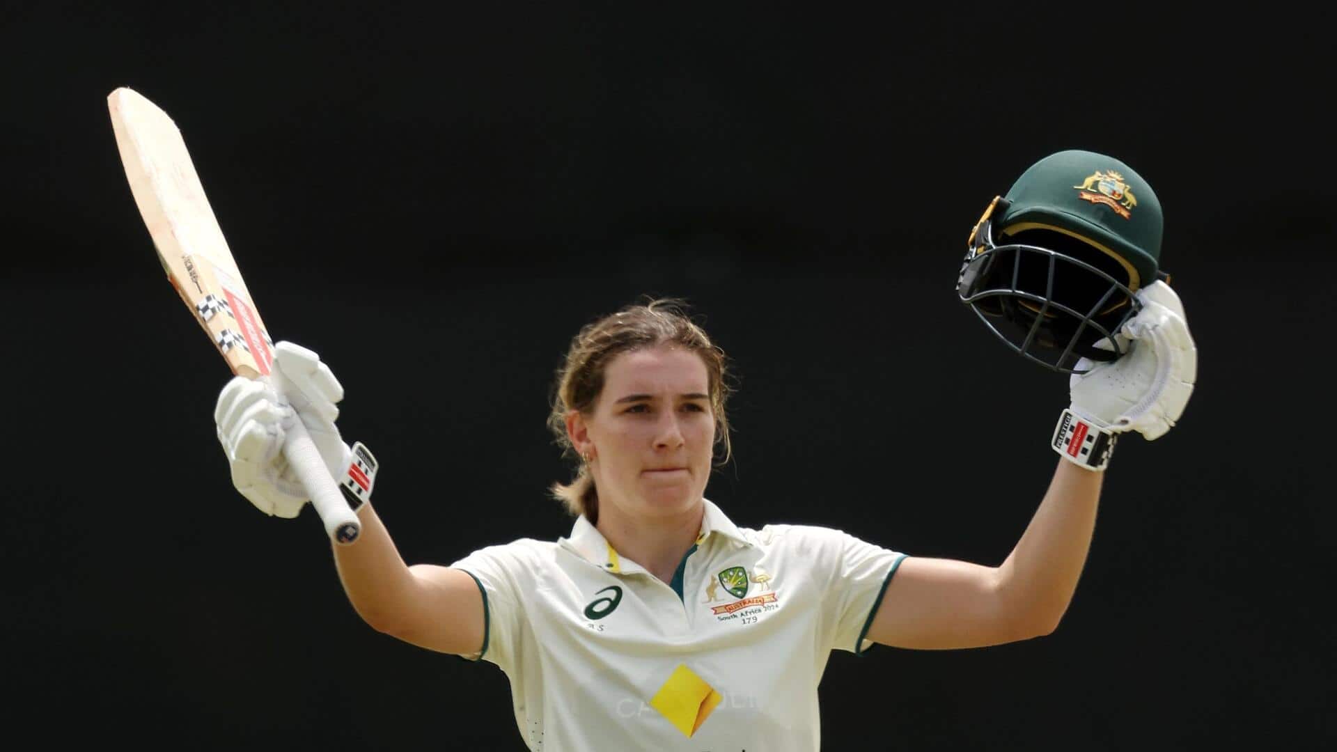 Women's Tests: Australia's Annabel Sutherland joins elite list with double-hundred