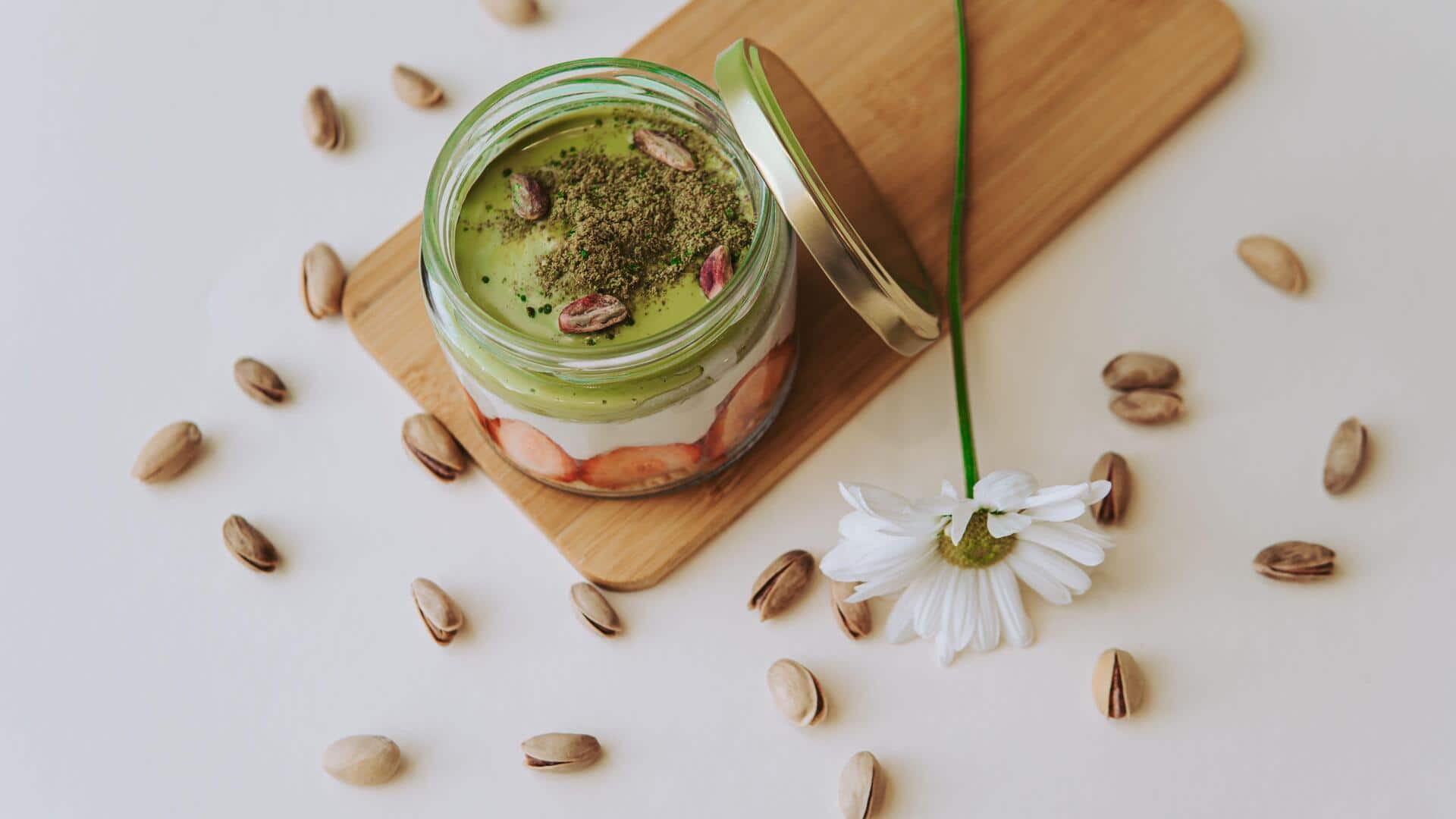 Start your day with matcha breakfast pudding