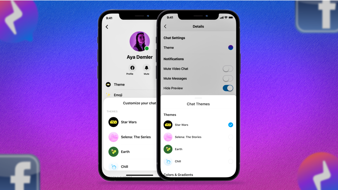 Facebook brings chat themes, new features to Instagram and Messenger