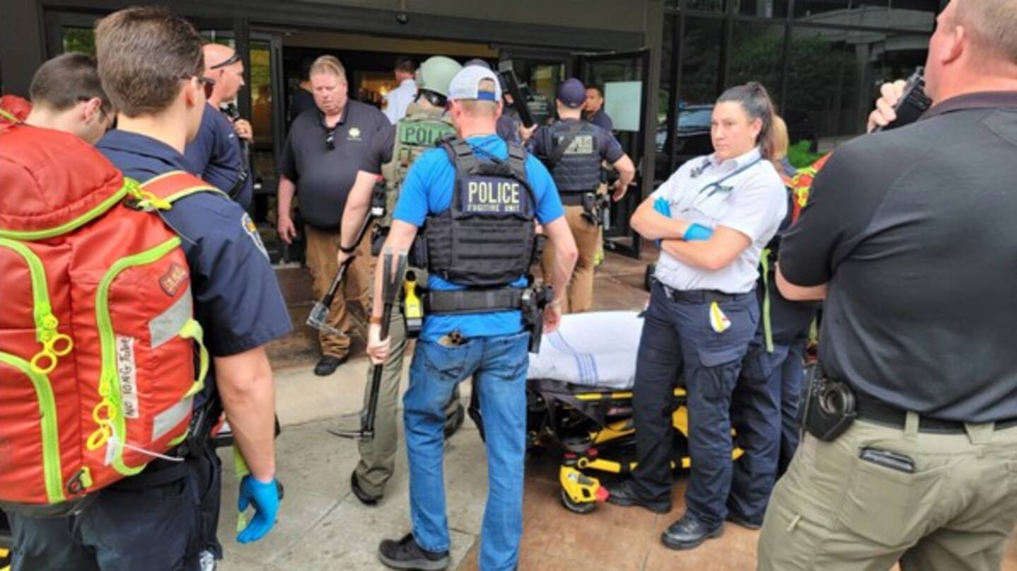 US: 4 killed in shooting at medical building, shooter dead