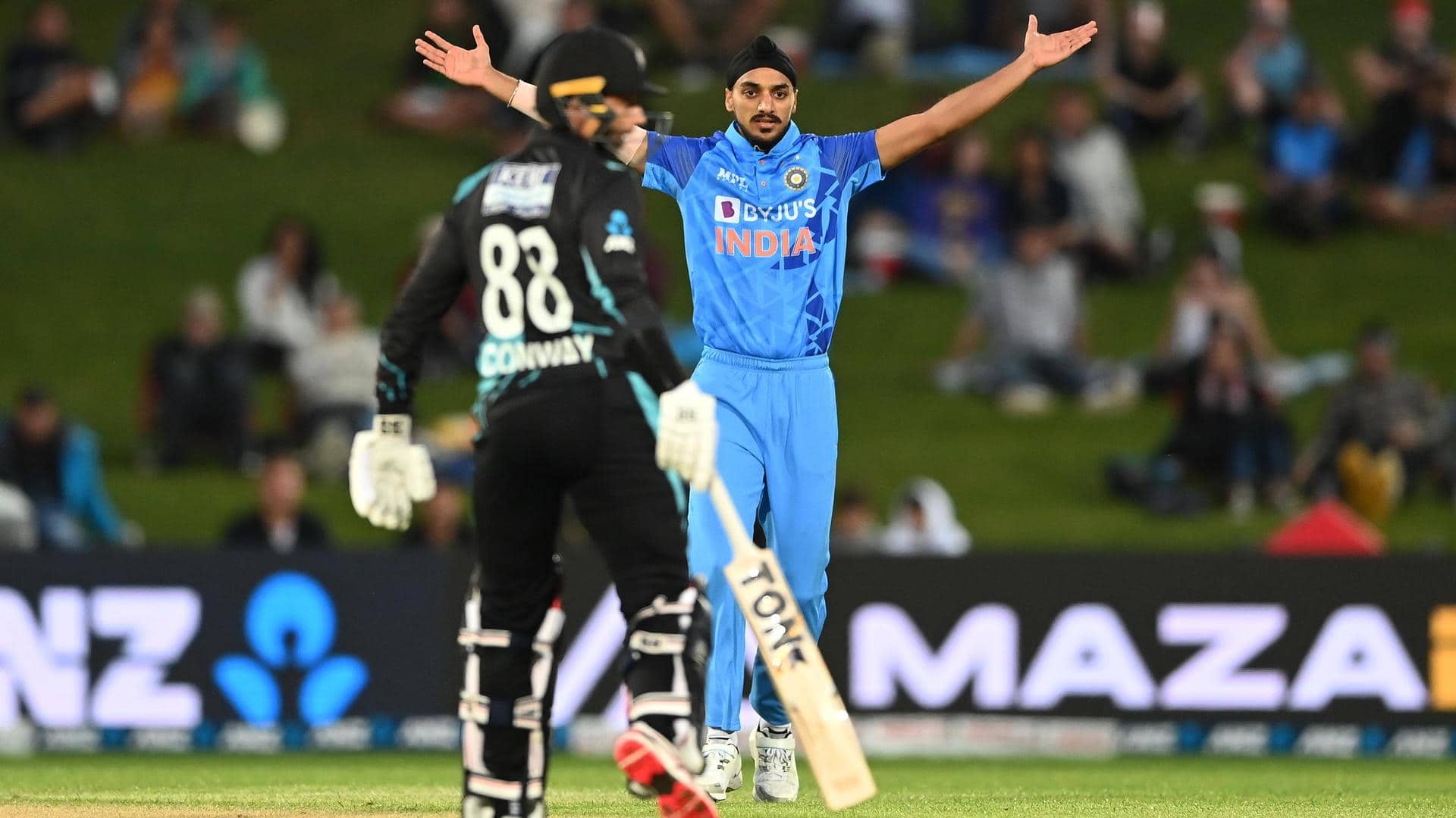 NZ vs IND: Siraj, Arshdeep register career-best T20I figures