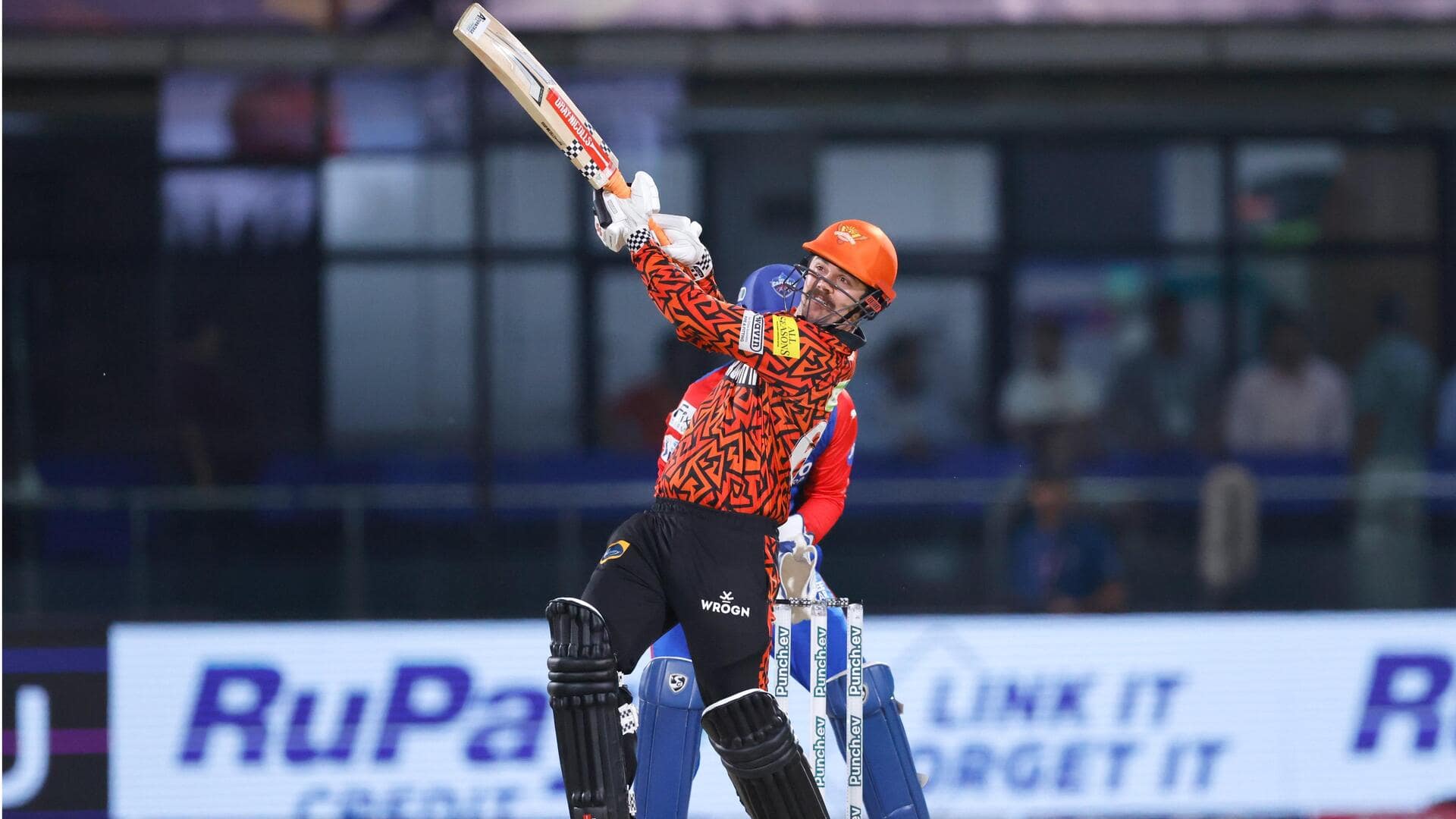 SRH record highest score after first 10 overs in IPL
