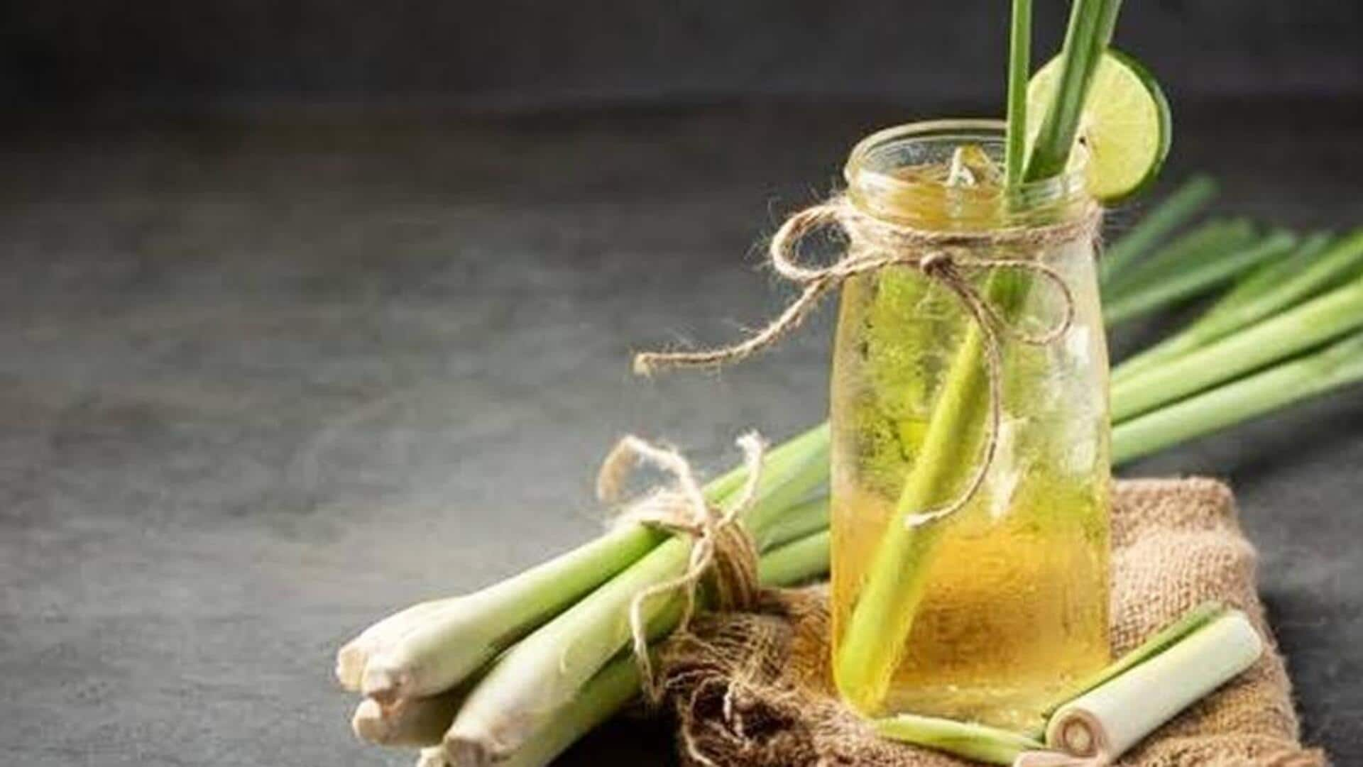 Crafting refreshing herbal drinks with African lemongrass