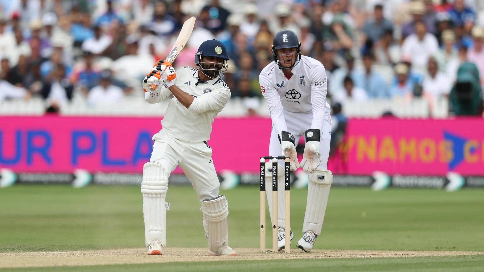 Prueba del Señor: Ravindra Jadeja registra su primer cuarto entrado cincuenta Prueba del Señor: Ravindra Jadeja registra su primer cuarto entrado cincuenta