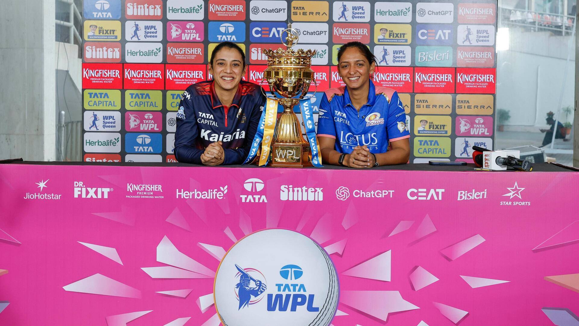 MI face RCB in WPL 2026 opener: Preview and stats