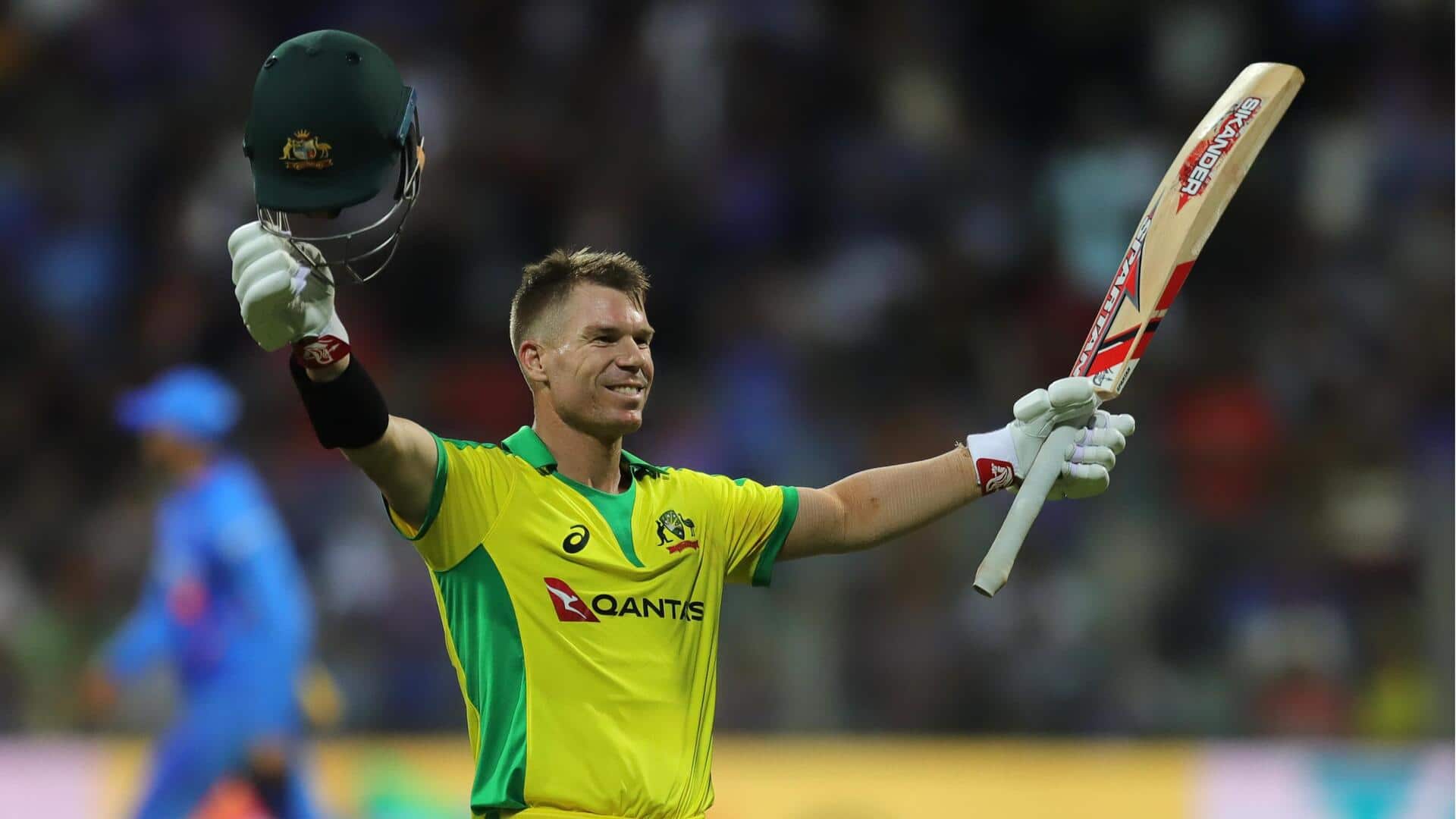 David Warner completes 100 sixes in ODIs: Key stats