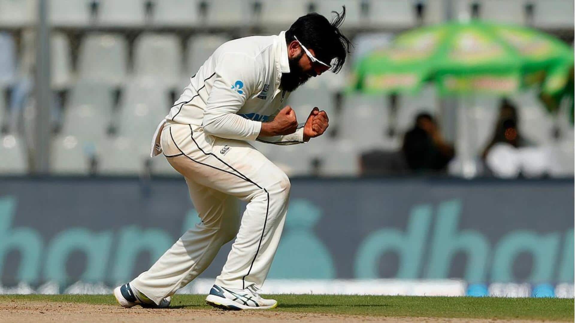 1st Test: Ajaz Patel claims four-wicket haul against Bangladesh