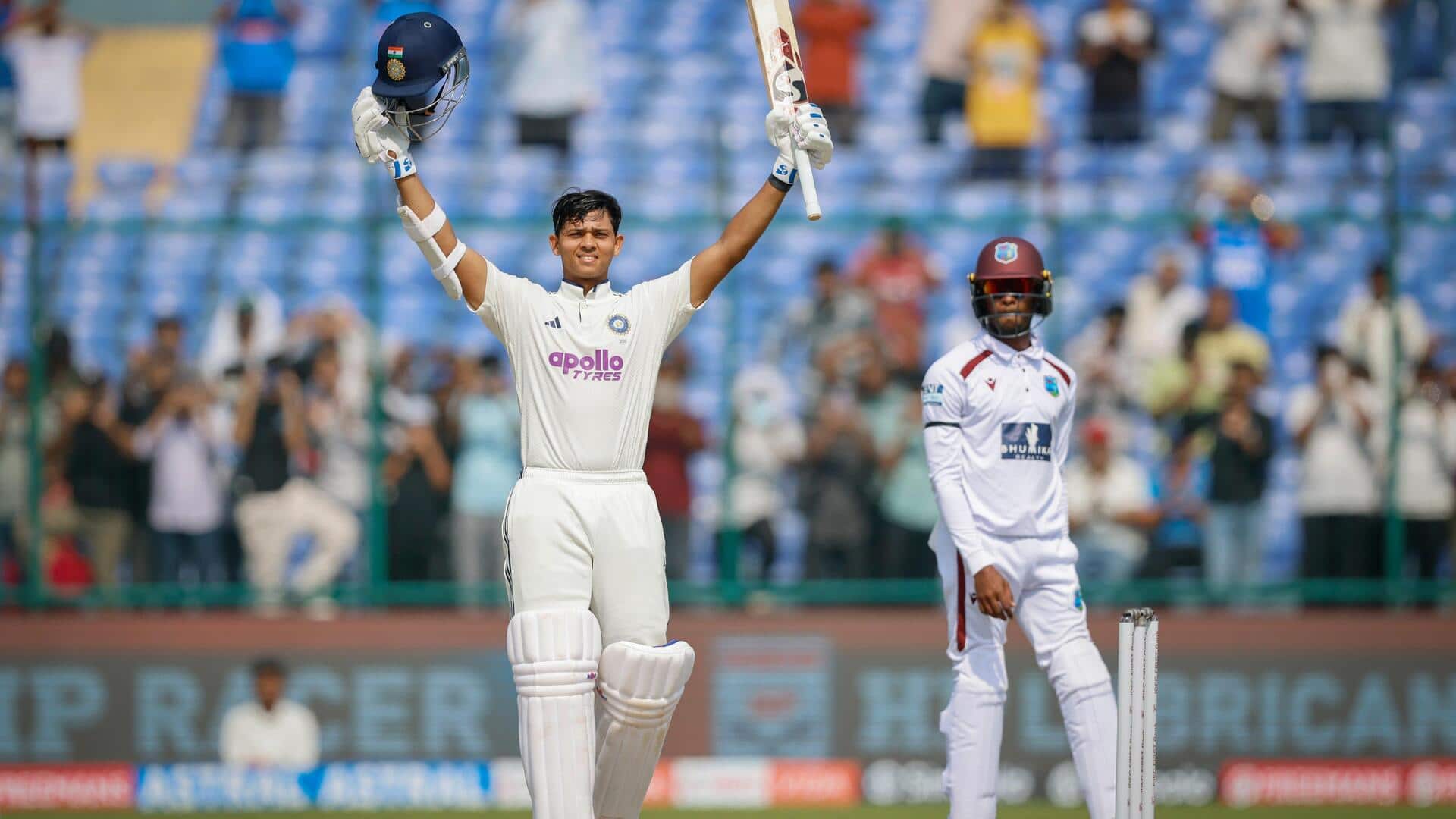 Yashasvi Jaiswal scripts Test records with 175 vs WI: Stats Yashasvi Jaiswal scripts Test records with 175 vs WI: Stats
