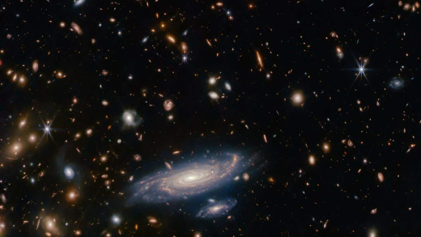 NASA's James Webb telescope captures spiral galaxy in stunning detail