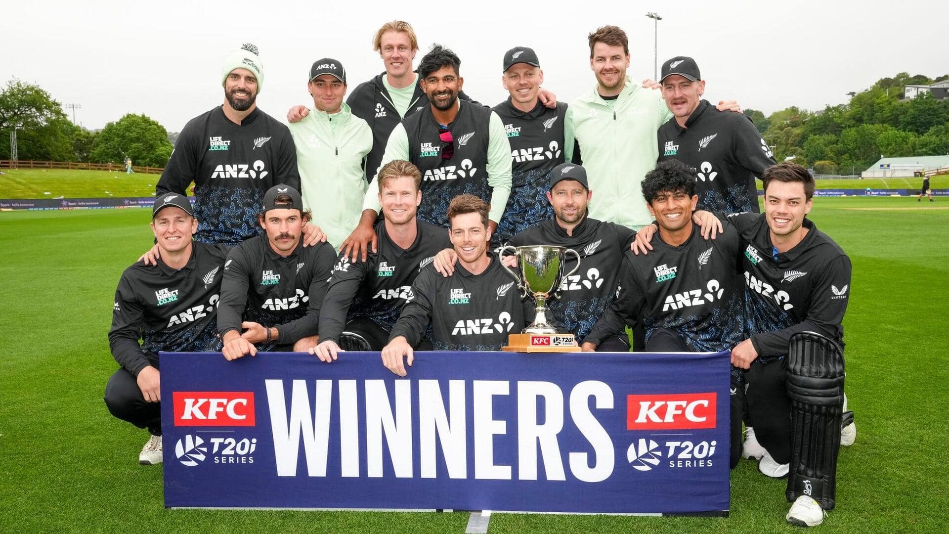 NZ beat WI in 5th T20I, seal series 3-1: Stats