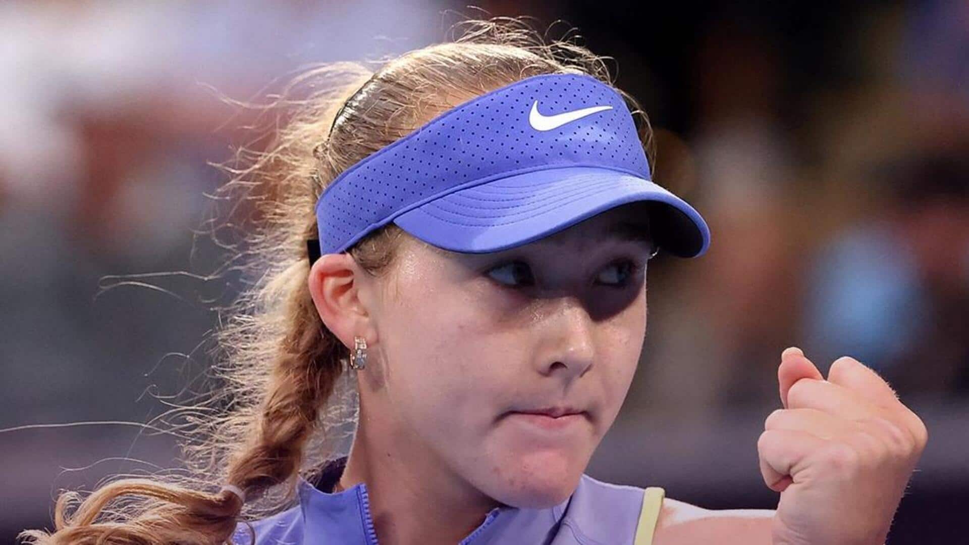 Teen sensation Mirra Andreeva storms into Australian Open R16: Stats