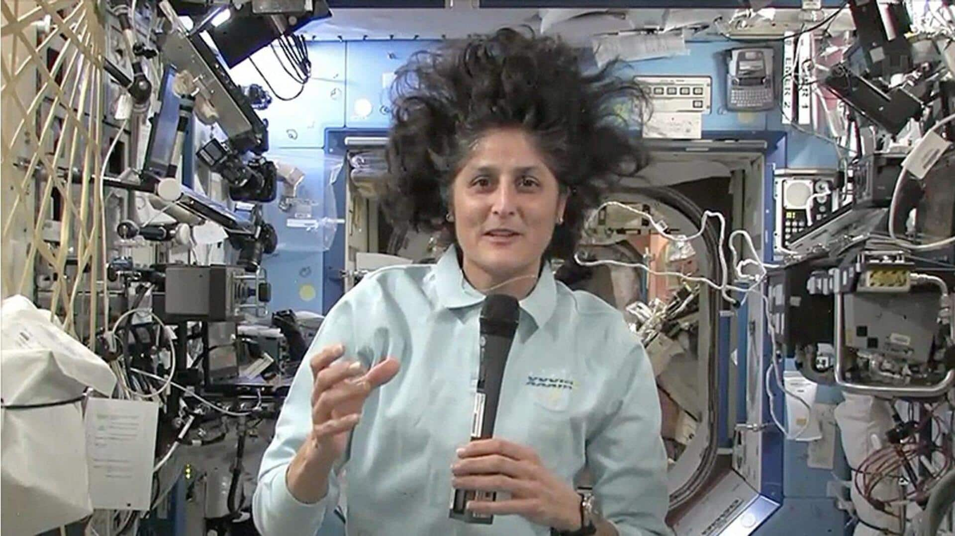 Worrying: Sunita Williams has little fresh food left on ISS