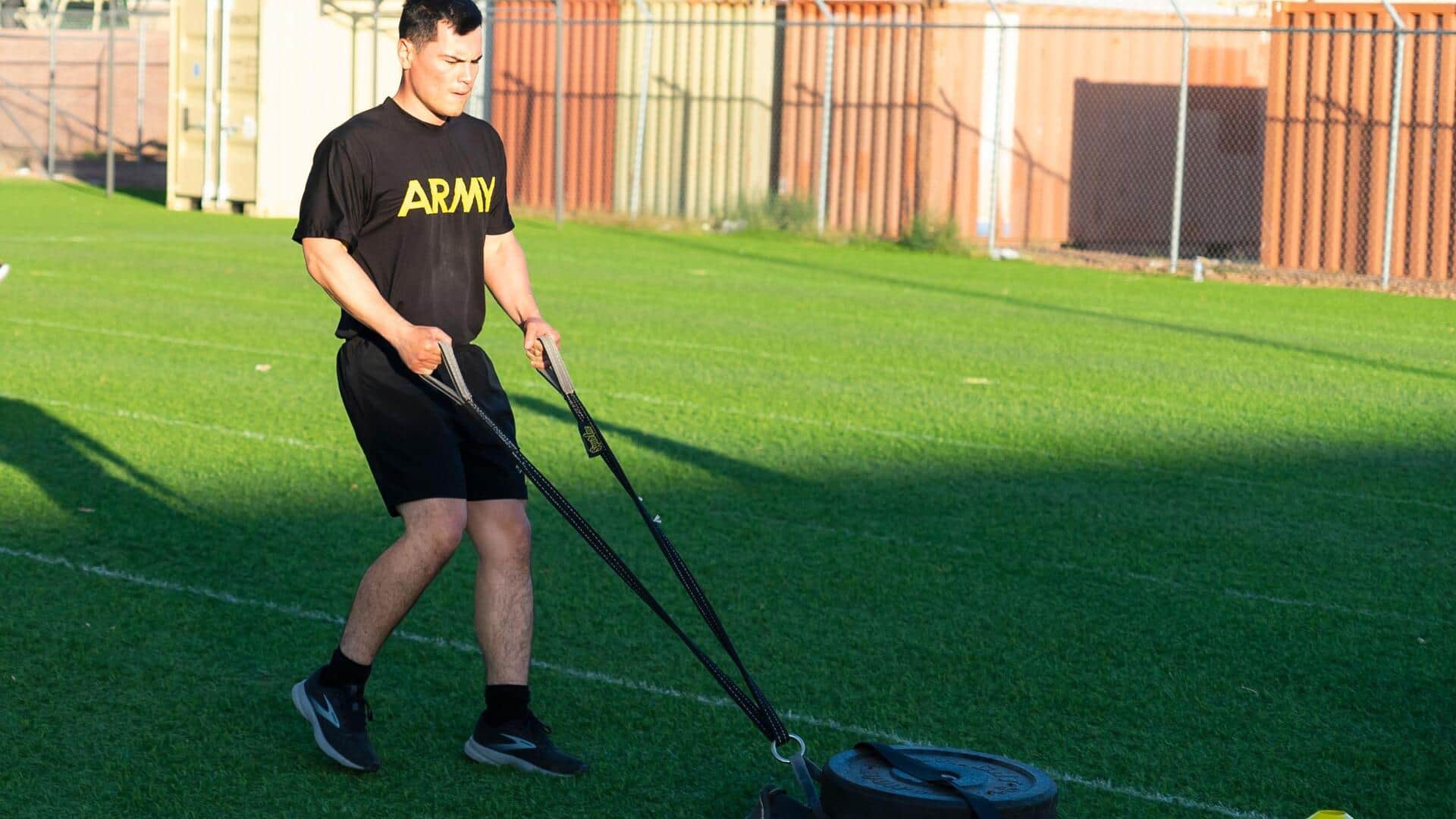 5 benefits of pushing and pulling a weighted sled