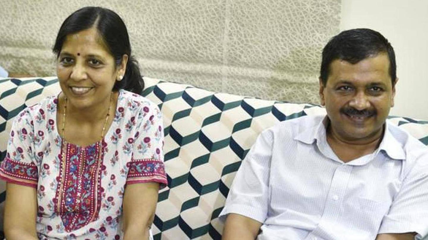 Sunita Kejriwal being treated at home Sunita Kejriwal being treated at home