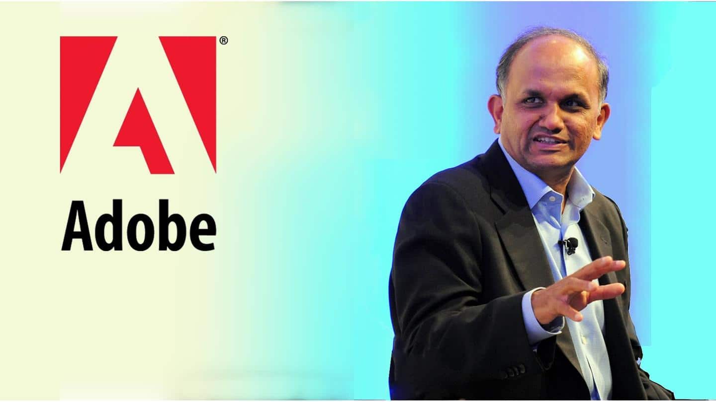 Shantanu Narayen has led Adobe's business from strength to strength Shantanu Narayen has led Adobe's business from strength to strength