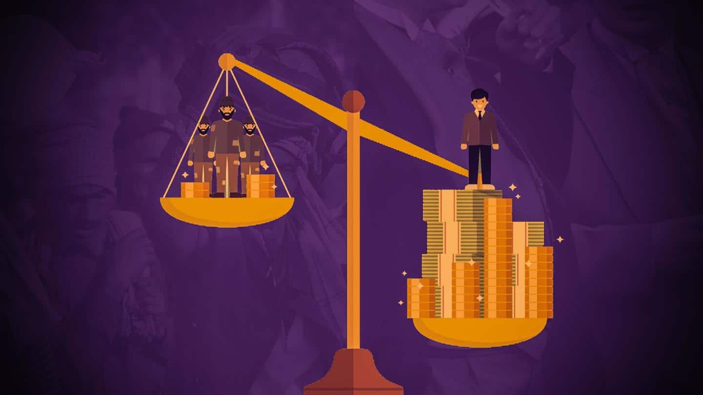 Average household wealth at Rs. 9.8 lakh Average household wealth at Rs. 9.8 lakh