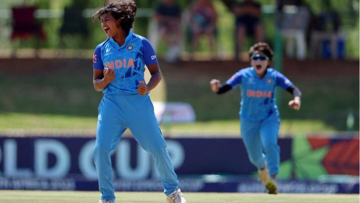 India Women storm into ICC U-19 T20 World Cup final