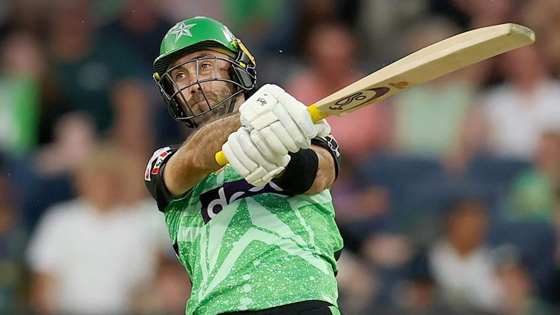 Glenn Maxwell hammers his 3rd successive fifty in BBL 2024/25