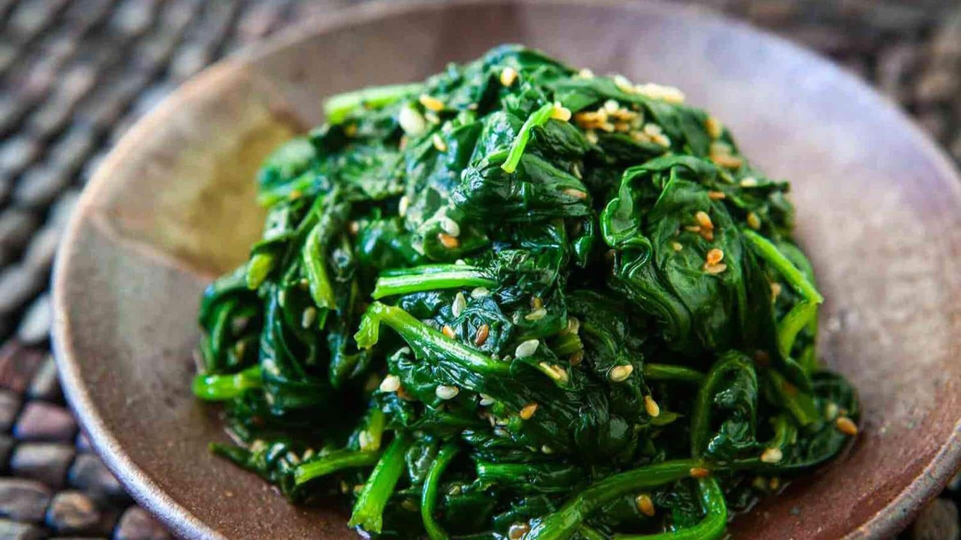 Sesame and spinach: A healthy combo you need to try