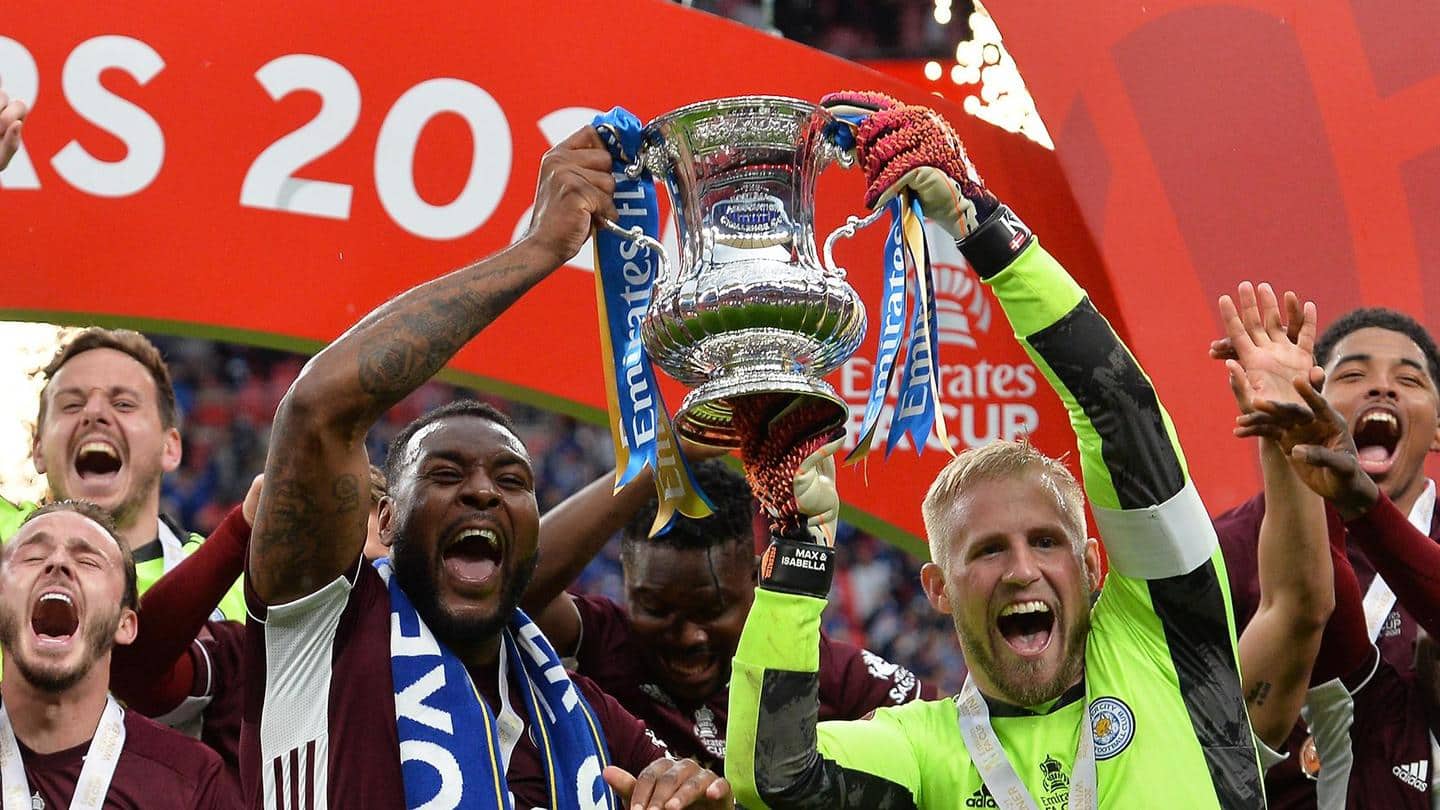 Leicester City beat Chelsea to win FA Cup: Records broken