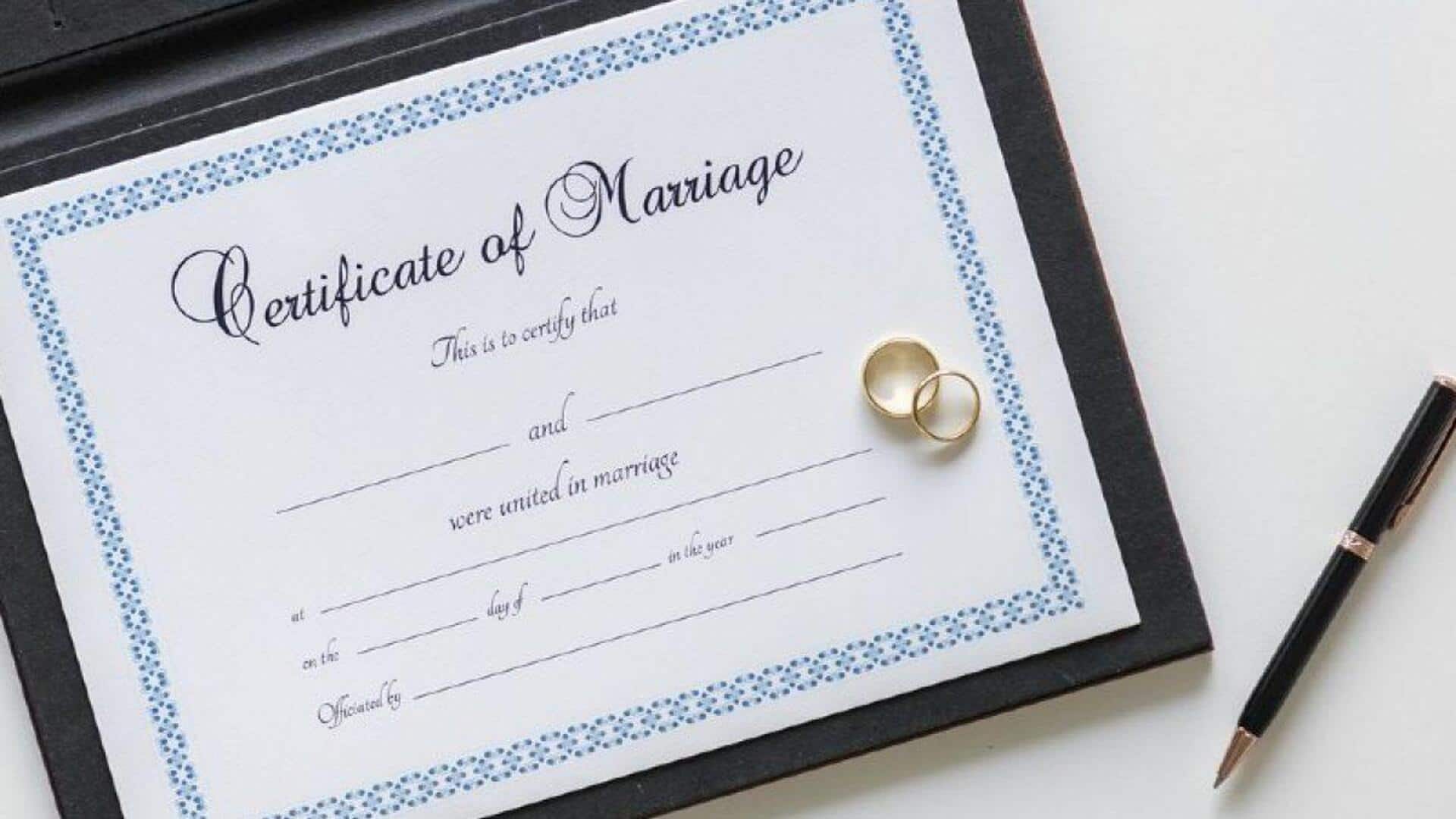 How to apply for a marriage certificate How to apply for a marriage certificate