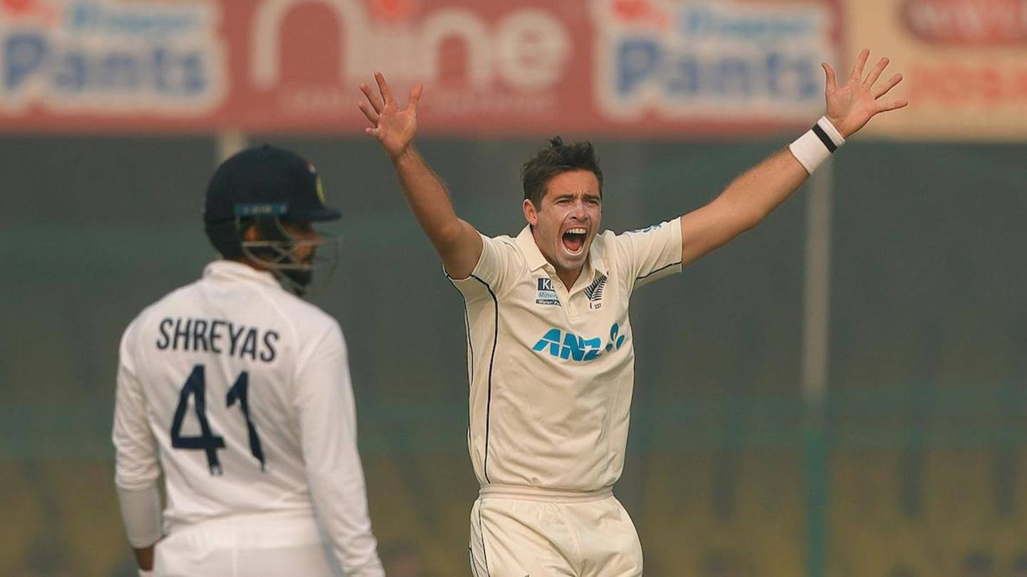 Tim Southee claims 13th five-wicket haul Tim Southee claims 13th five-wicket haul