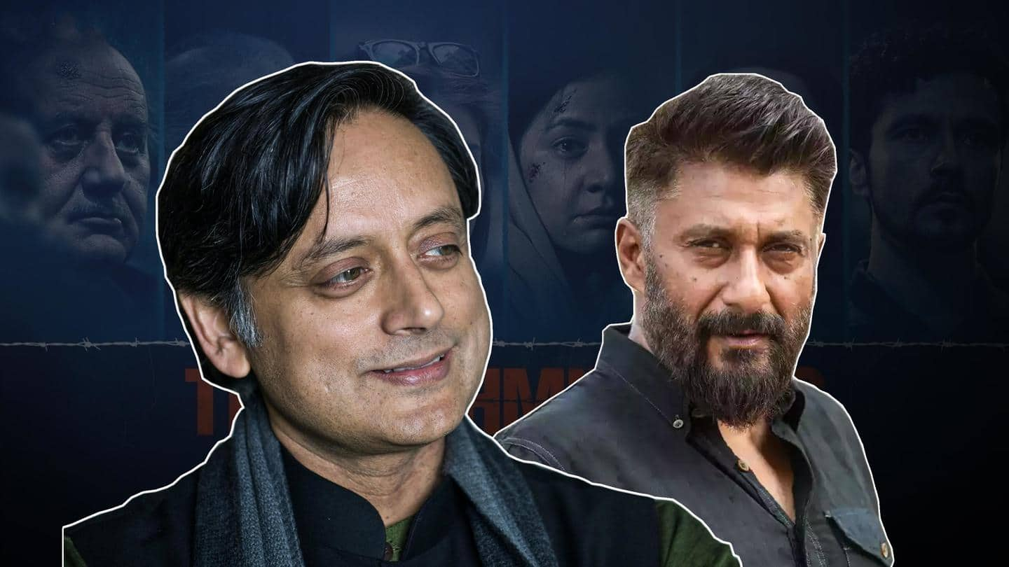 'TKF': Following Singapore ban, Vivek Agnihotri spars with Shashi Tharoor