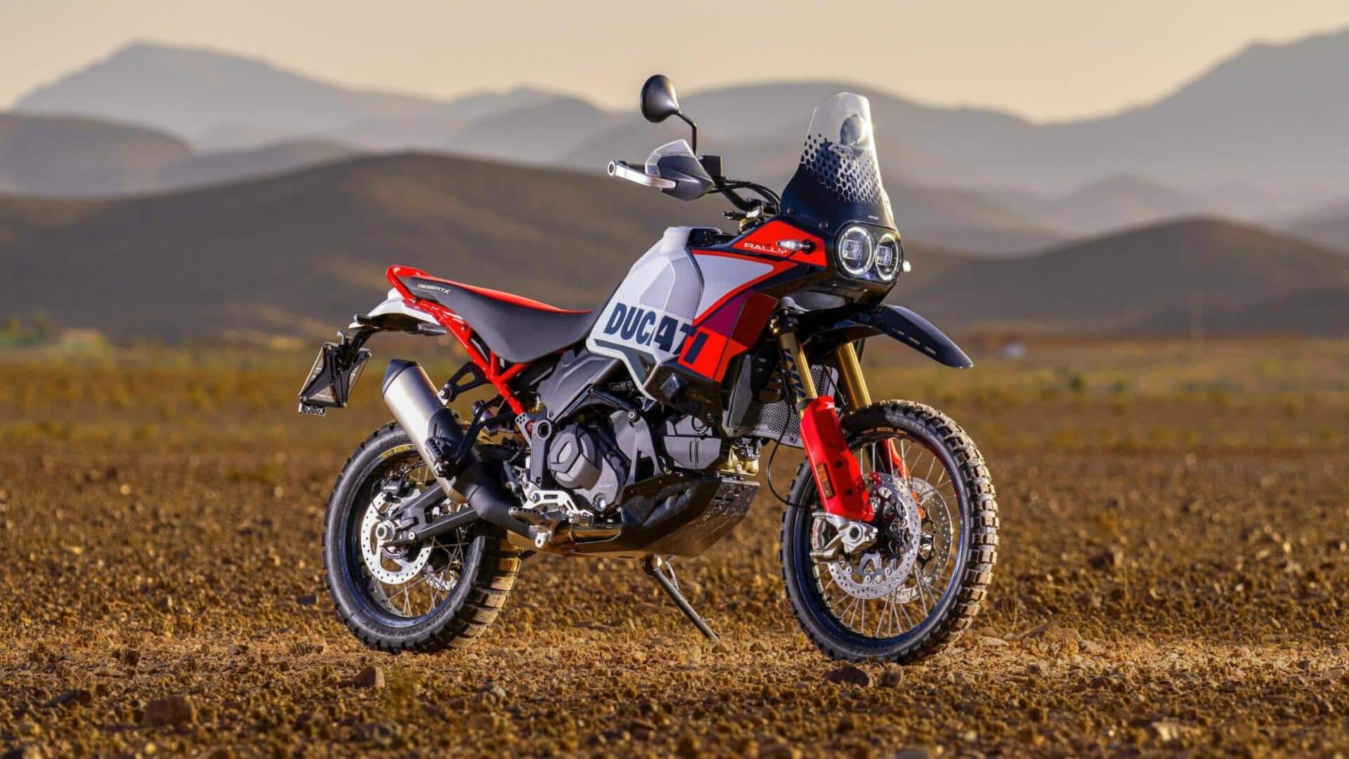 Ducati DesertX Rally edition unveiled with enhanced off-roading capabilities