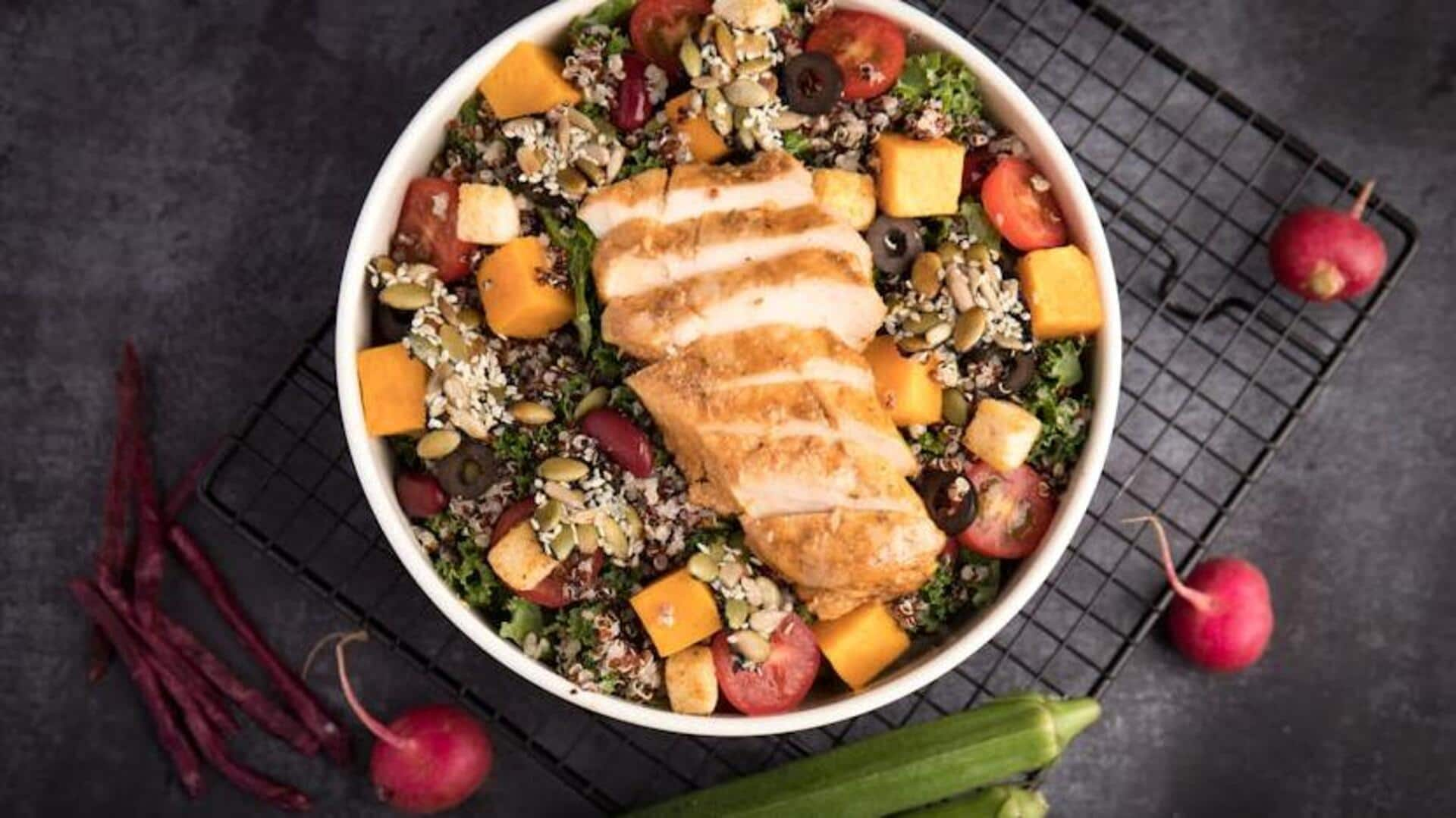 Elevate your salad game with quinoa