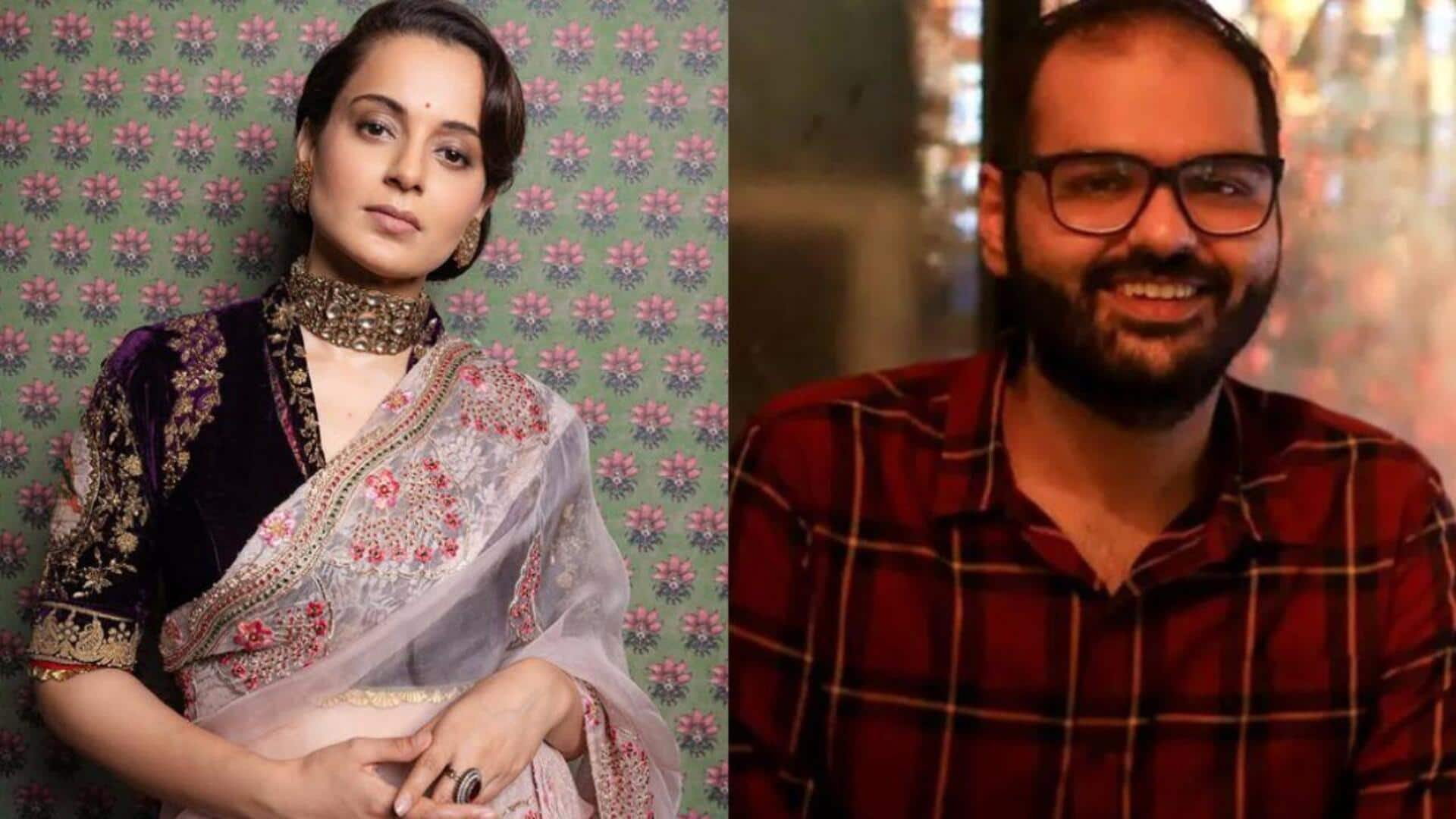 Kangana Ranaut calls out Kunal Kamra's joke as disrespectful