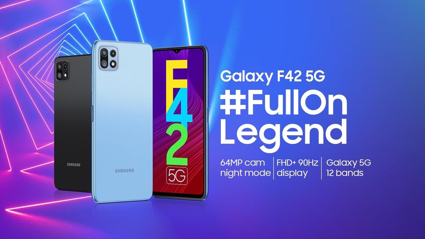 Samsung Galaxy F42 5G's India launch confirmed for September 29