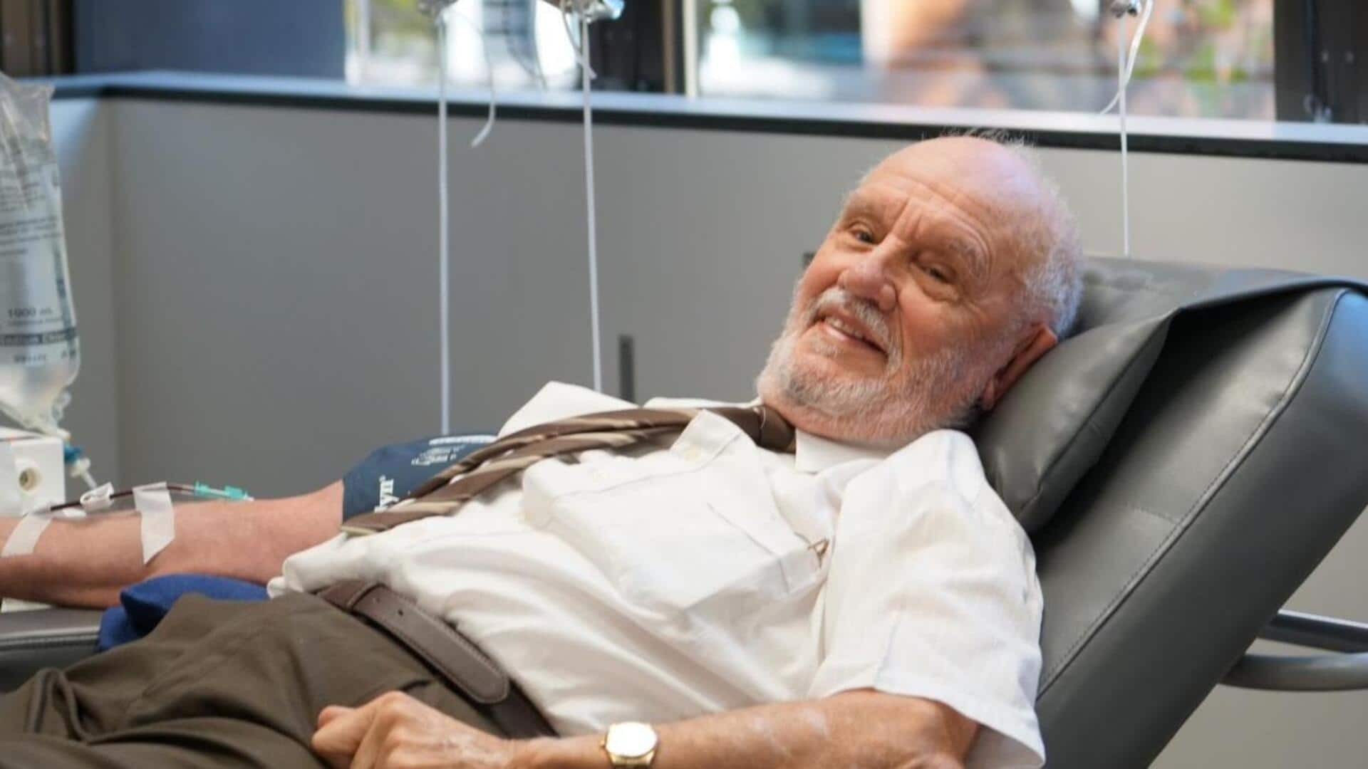 Australian whose blood saved 2.4 million babies dies aged 88 