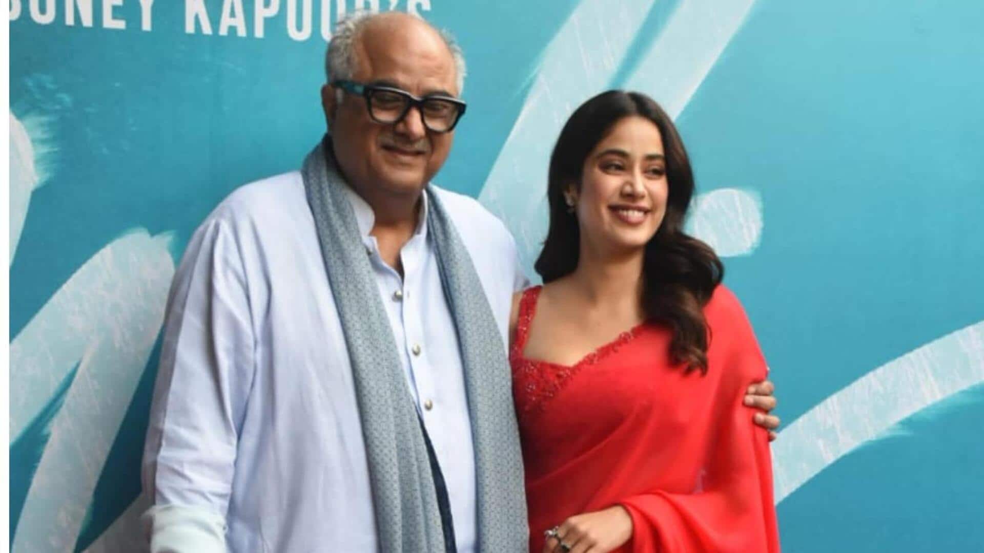 Janhvi doesn't burden producers: Boney Kapoor amid Bollywood's entourage debate Janhvi doesn't burden producers: Boney Kapoor amid Bollywood's entourage debate