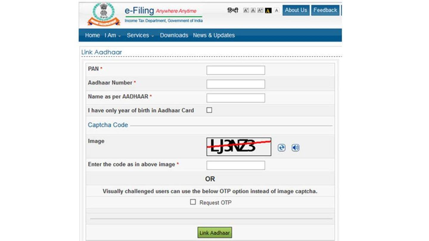 Here's how you can link your PAN and Aadhaar Here's how you can link your PAN and Aadhaar
