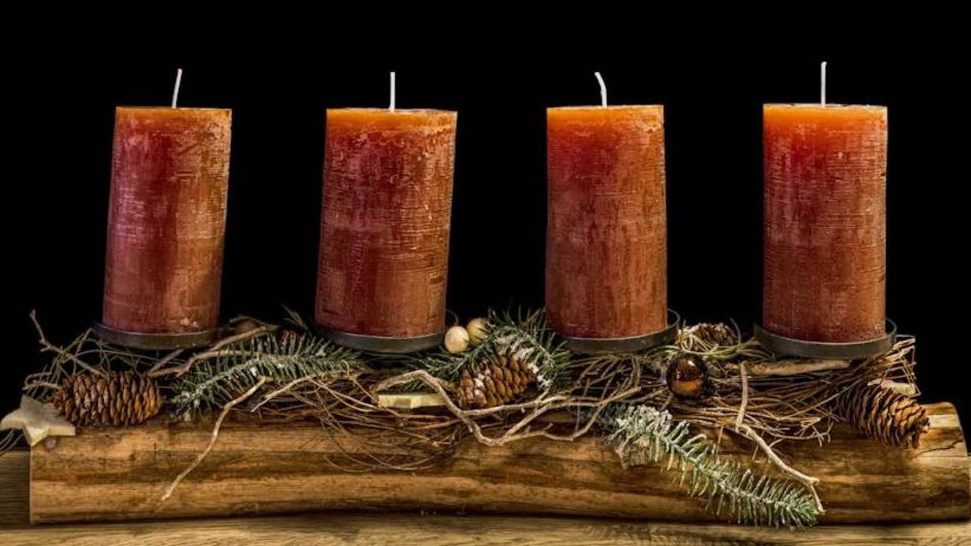 How to make stunning candles at home