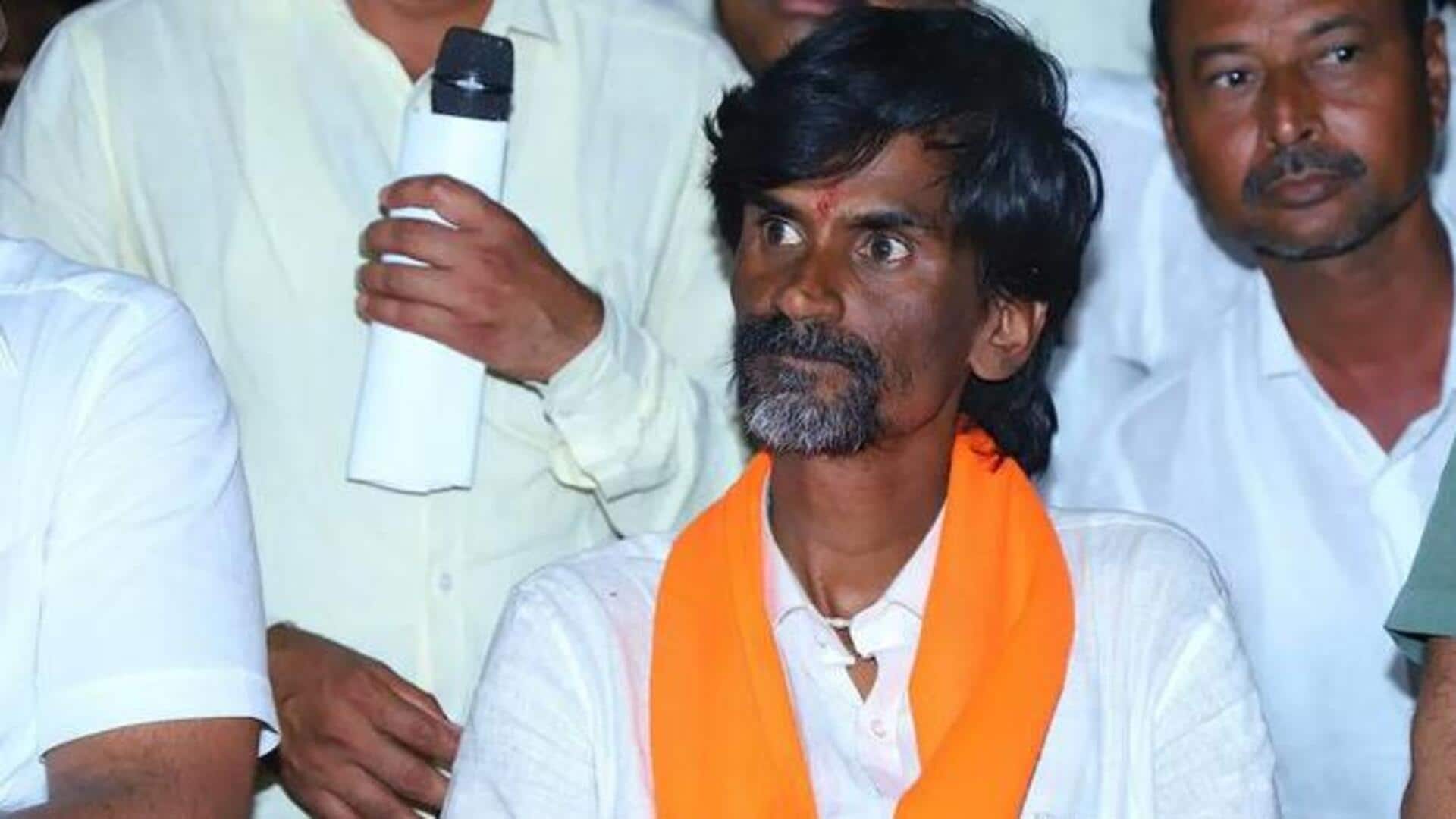 Maratha quota protest: Manoj Jarange threatens to stop drinking water Maratha quota protest: Manoj Jarange threatens to stop drinking water