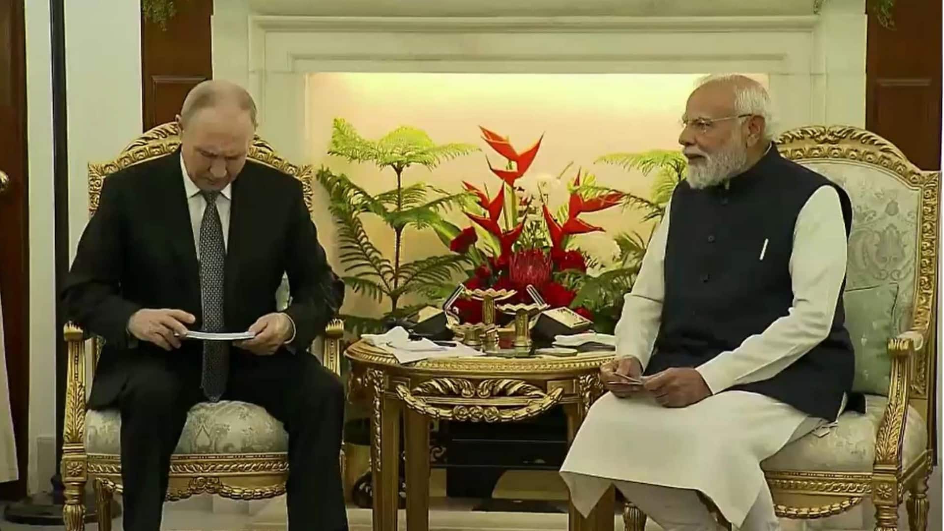 'Should work together...': Modi, Putin hold bilateral talks