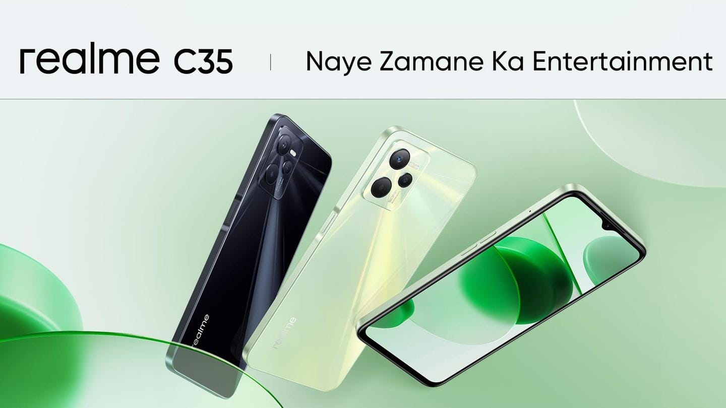 Realme C35 set to debut in India on March 7