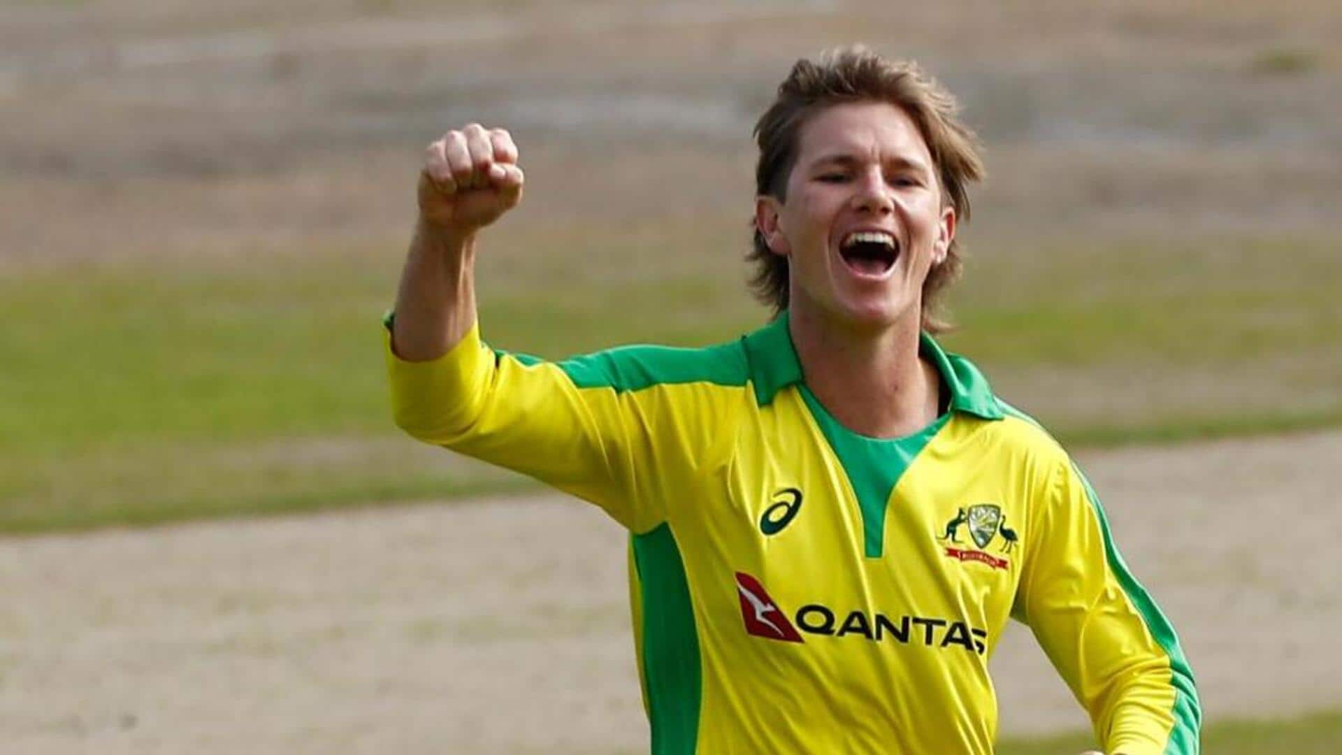 Adam Zampa claims his 8th four-wicket haul in ODIs: Stats