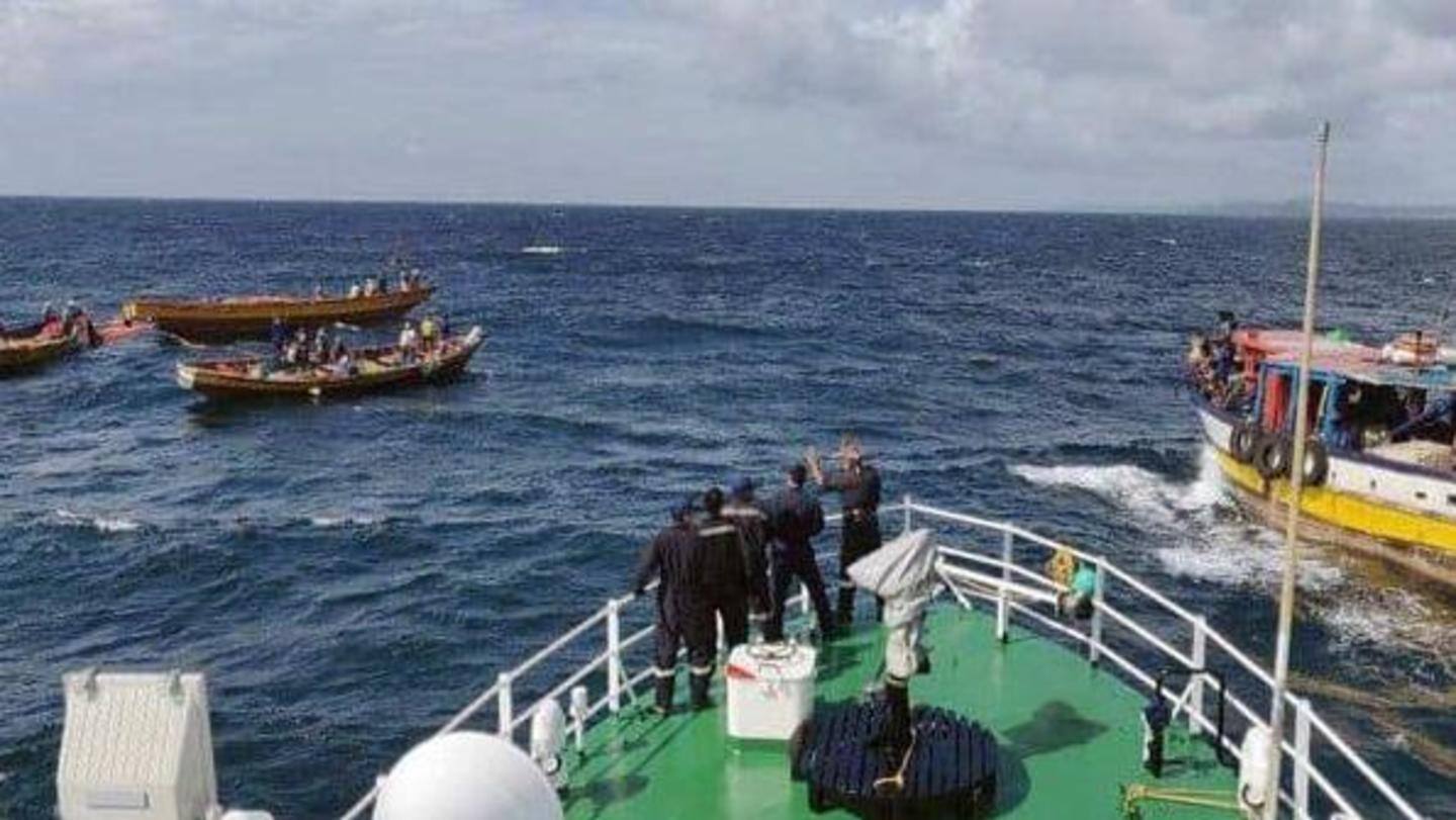 2 airplanes, several ships of Coast Guard patrolling the sea 2 airplanes, several ships of Coast Guard patrolling the sea