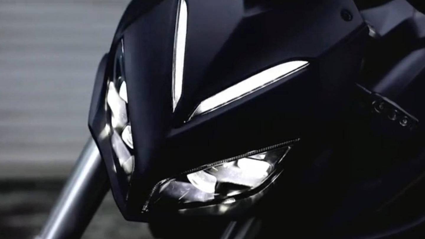 The bike has an all-LED lighting setup The bike has an all-LED lighting setup
