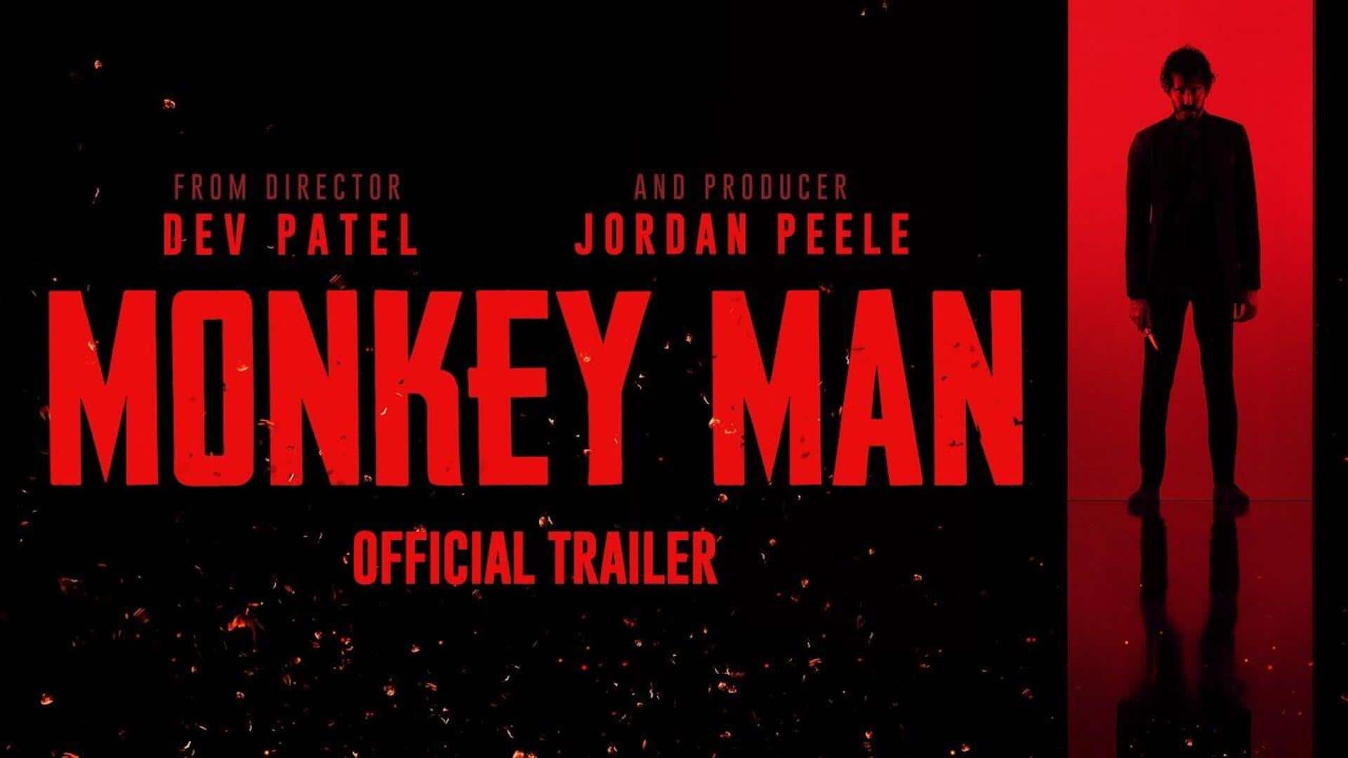 'Monkey Man' trailer: Dev Patel's bloody revenge thriller is violent