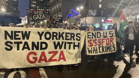 Zohran Mamdani calls Hamas 'terrorist organization' amid protests outside synagogue