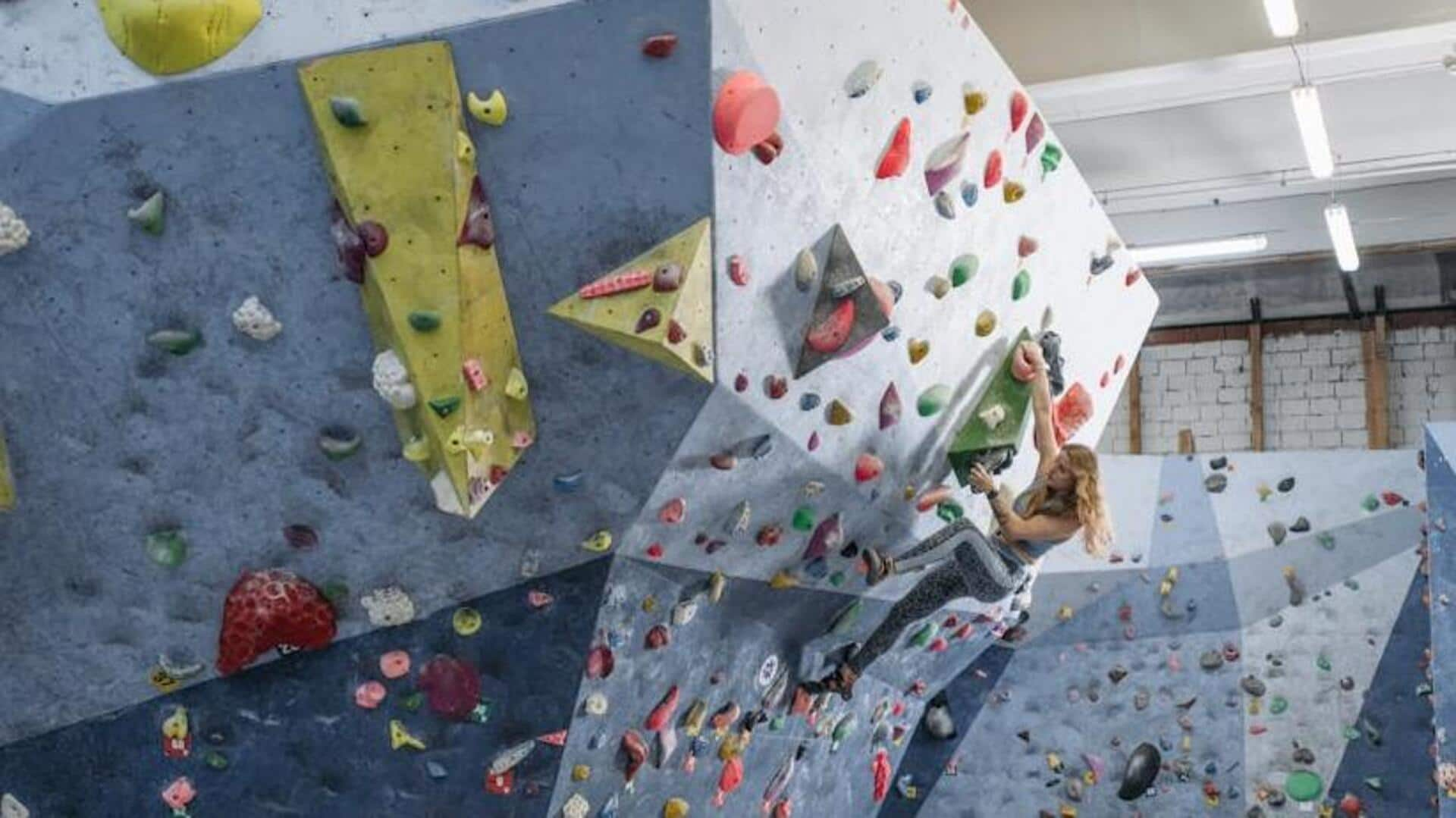 Establishing a daily habit of indoor rock climbing