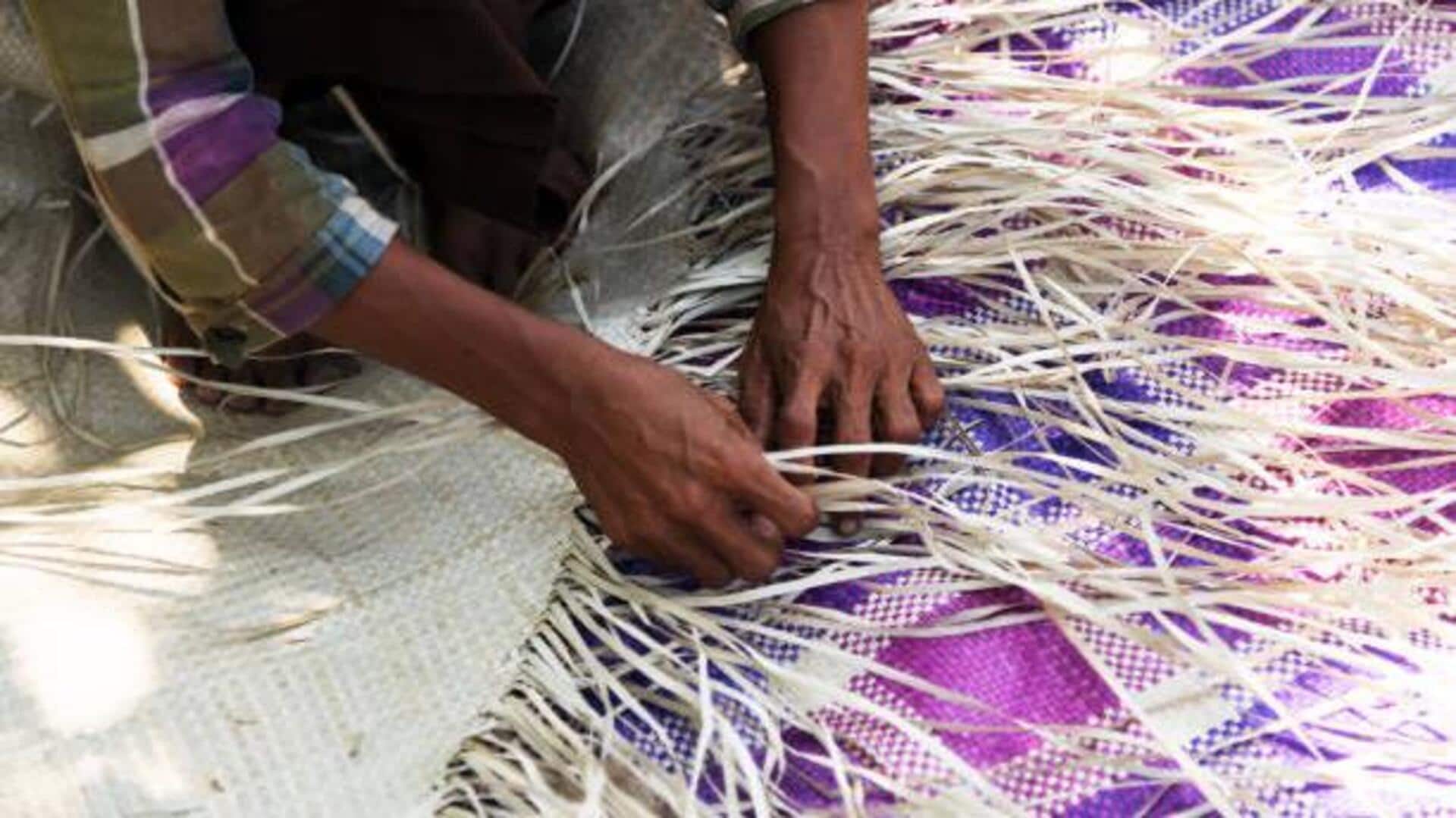 How mat weaving is getting a sustainable makeover 