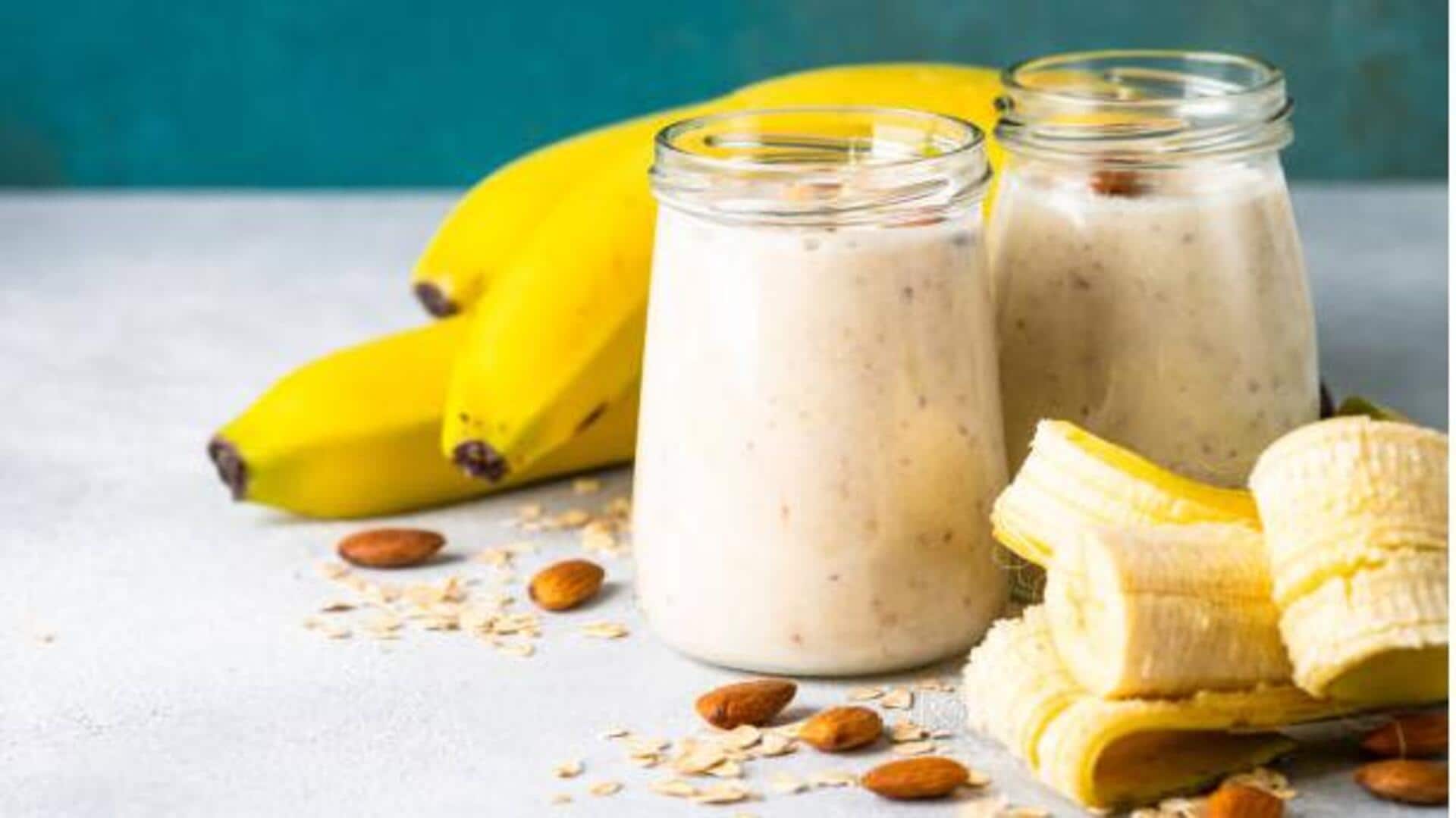 Quick energy boost: Banana cashew smoothie