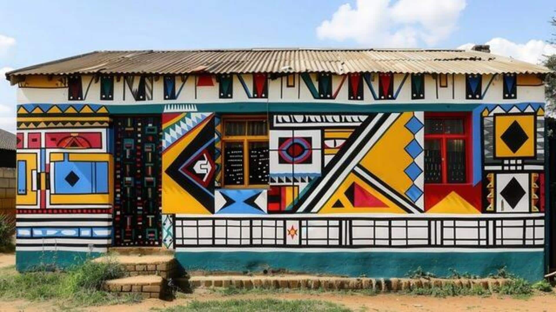 Ndebele House Painting Techniques And Significance
